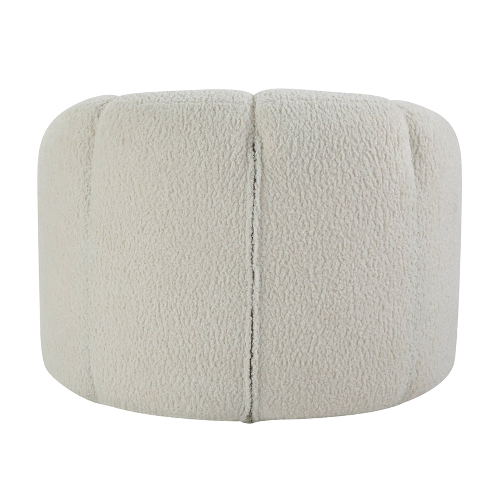 Osmash White Teddy Sherpa Chair