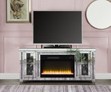 Noralie Mirrored & Faux Diamonds Tv Stand