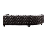 Atesis Dark Gray Velvet Sectional Sofa