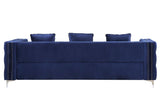 Bovasis Blue Velvet Sofa