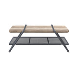 Brantley Oak & Sandy Gray Finish Coffee Table