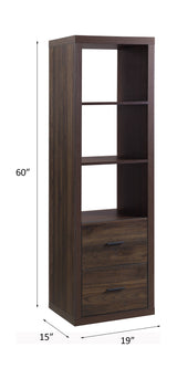 Harel Walnut Finish Side Pier