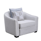 Mahler Beige Linen Chair