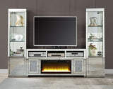 Noralie Mirrored & Faux Diamonds Tv Stand