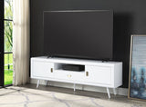 Pagan White High Gloss Finish Tv Stand