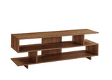 Abhay Walnut Finish Tv Stand