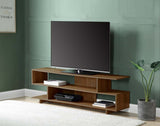 Abhay Walnut Finish Tv Stand