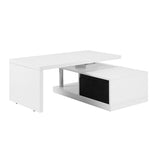 Buck White & Black High Gloss Finish Ii Coffee Table