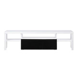 Buck White & Black High Gloss Finish Ii Tv Stand