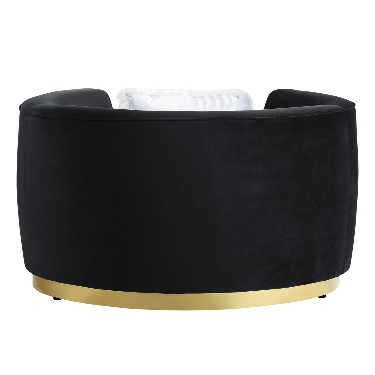 Achelle Black Velvet Chair