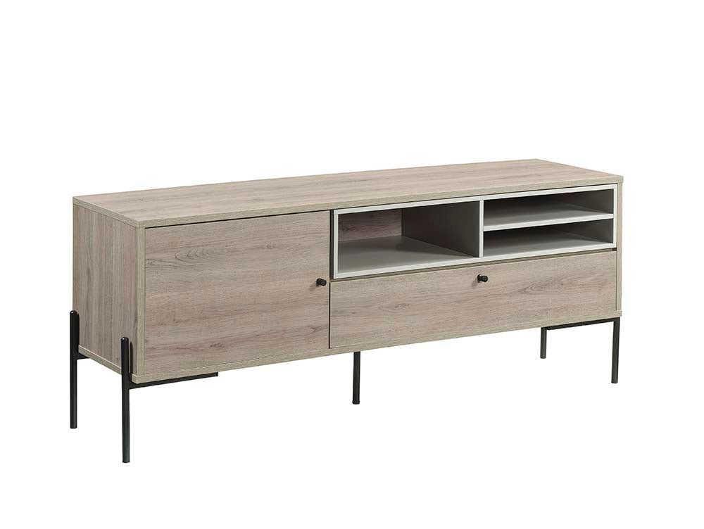 Hattie Rustic Oak Finish Tv Stand