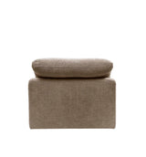 Naveen Beige Linen Armless Chair