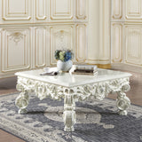 Adara Antique White Finish Coffee Table