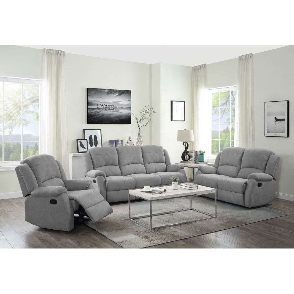 Zorina Gray Fabric Sofa