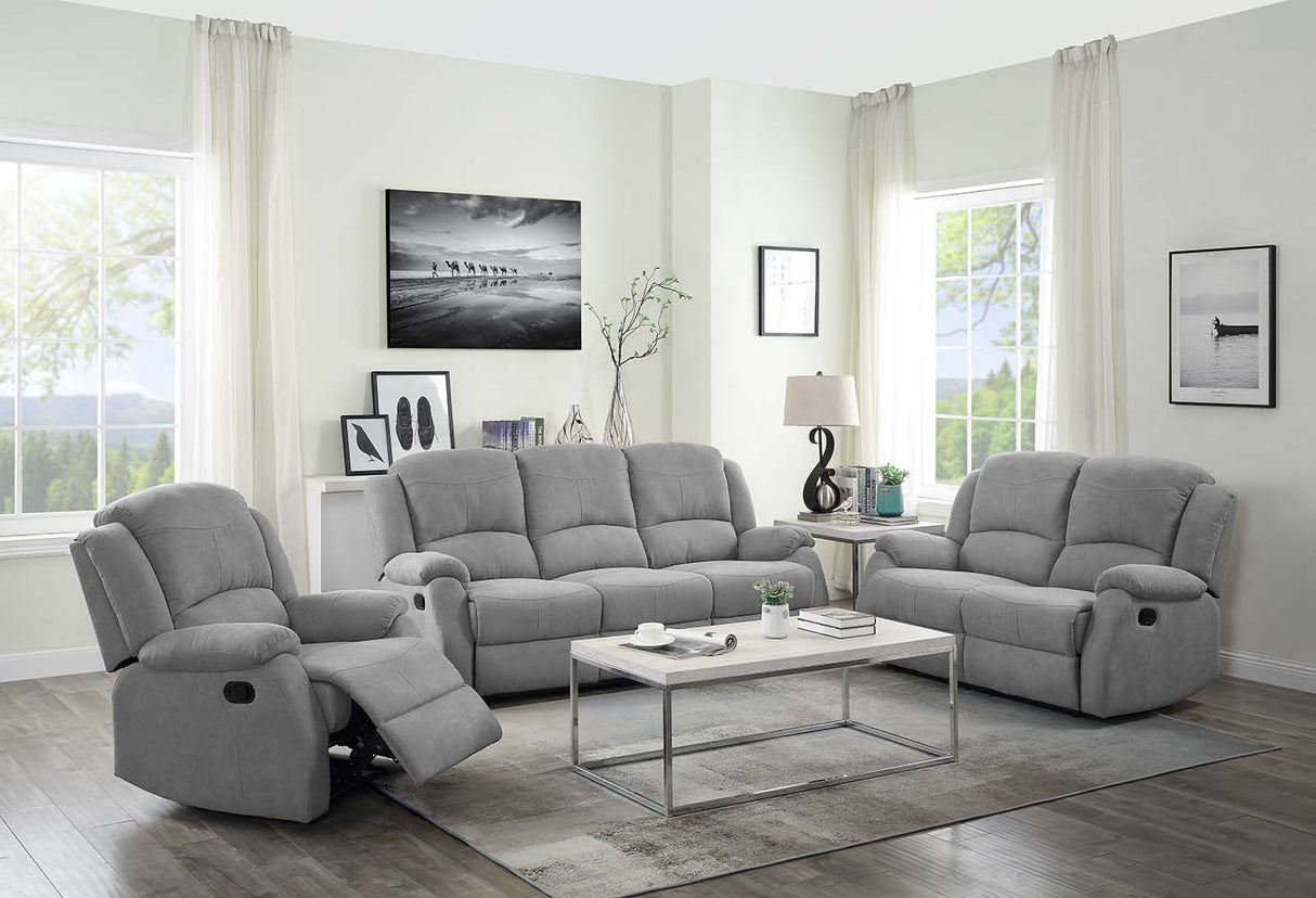 Zorina Gray Fabric Loveseat