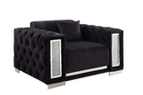 Trislar Black Velvet Chair