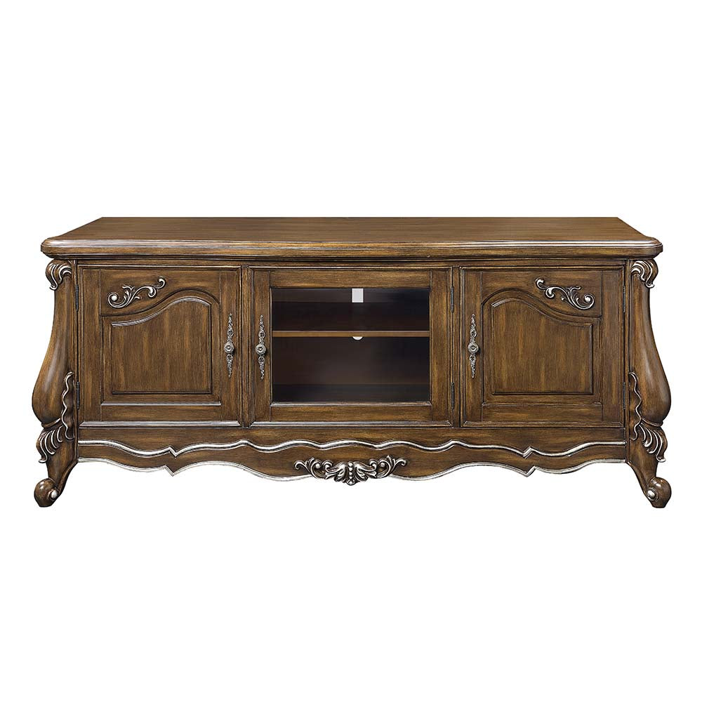 Latisha Antique Oak Finish Tv Stand