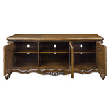 Latisha Antique Oak Finish Tv Stand