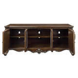 Devayne Dark Walnut Finish Tv Stand