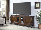 Devayne Dark Walnut Finish Tv Stand