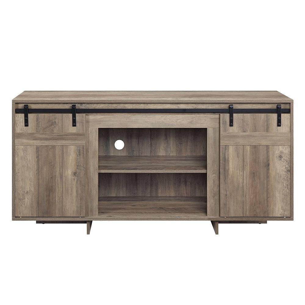 Bellarosa Gray Washed Finish Tv Stand