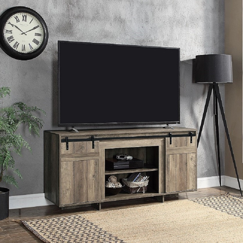 Bellarosa Gray Washed Finish Tv Stand