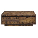 Bellarosa Rustic Oak Finish Coffee Table