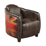 Brancaster Antique Slate Top Grain Leather Chair