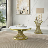 Fallon End Table W/Engineered Stone Top