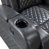 Alair Power Motion Recliner W/Bluetooth, Wireless Charger & Cupholder