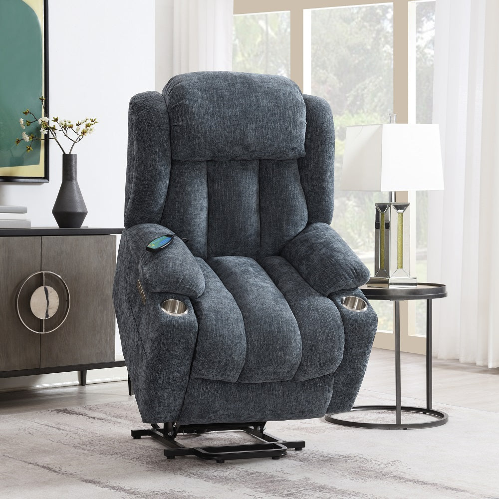 Omarion Power Recliner W/Lift & Heating & Massage