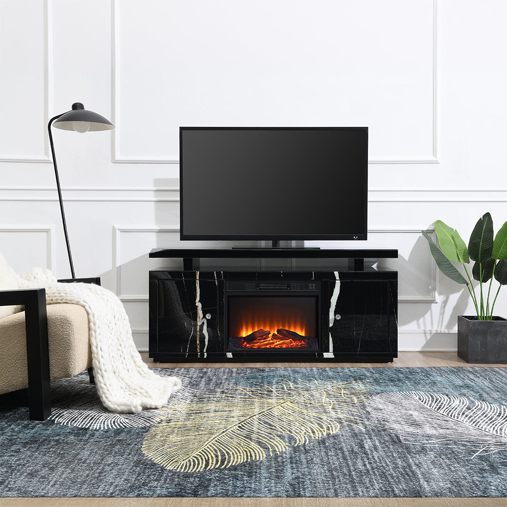 Drisana TV Stand w/Fireplace