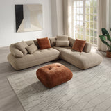 Carrick Sectional Sofa w/6 Pillows