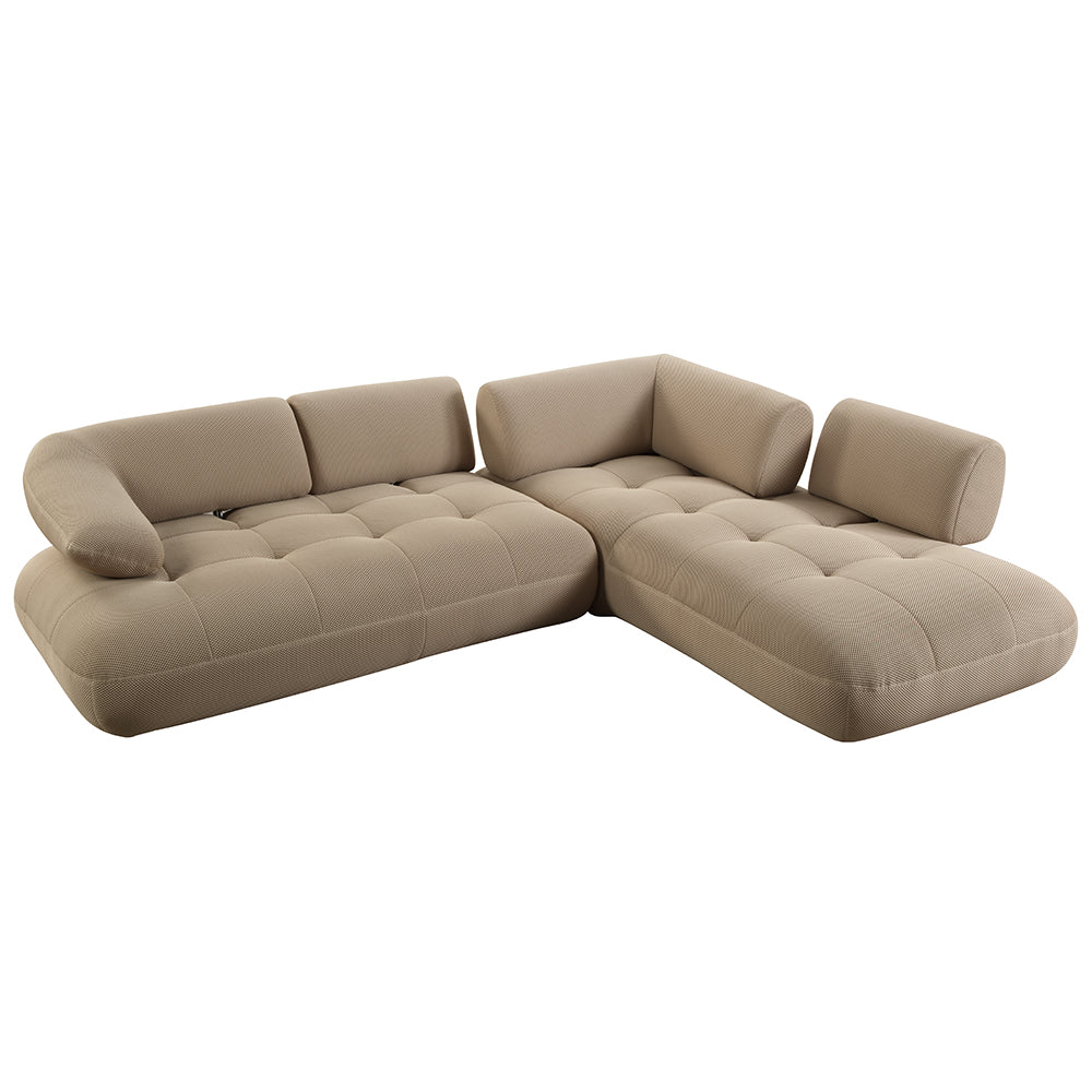 Carrick Sectional Sofa w/6 Pillows