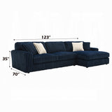 Zenit Sectional Sofa w/4 Pillows