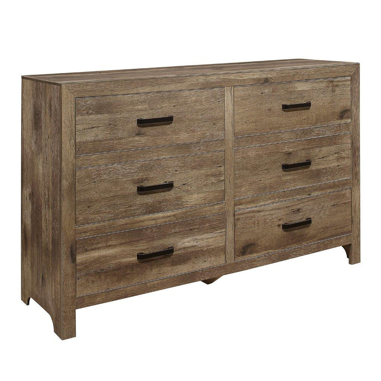 Mandan Weathered Pine Panel Bedroom Set