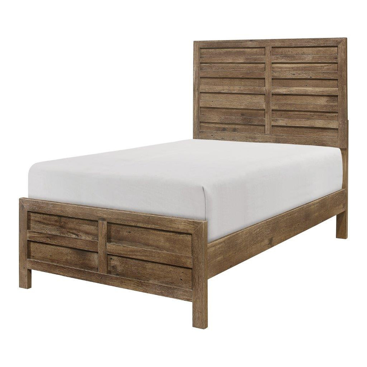 Mandan Weathered Pine Youth Panel Bedroom Set