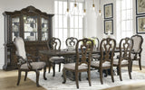 Maylee Dark Brown Extendable Dining Room Set