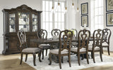 Maylee Dark Brown Extendable Dining Room Set