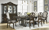 Maylee Dark Brown Extendable Dining Room Set