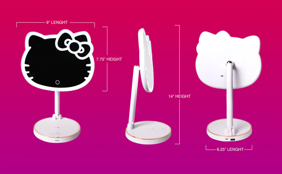 Hello Kitty LED Rechargeable Makeup Mirror