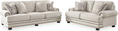 Merrimore Living Room Set In Linen