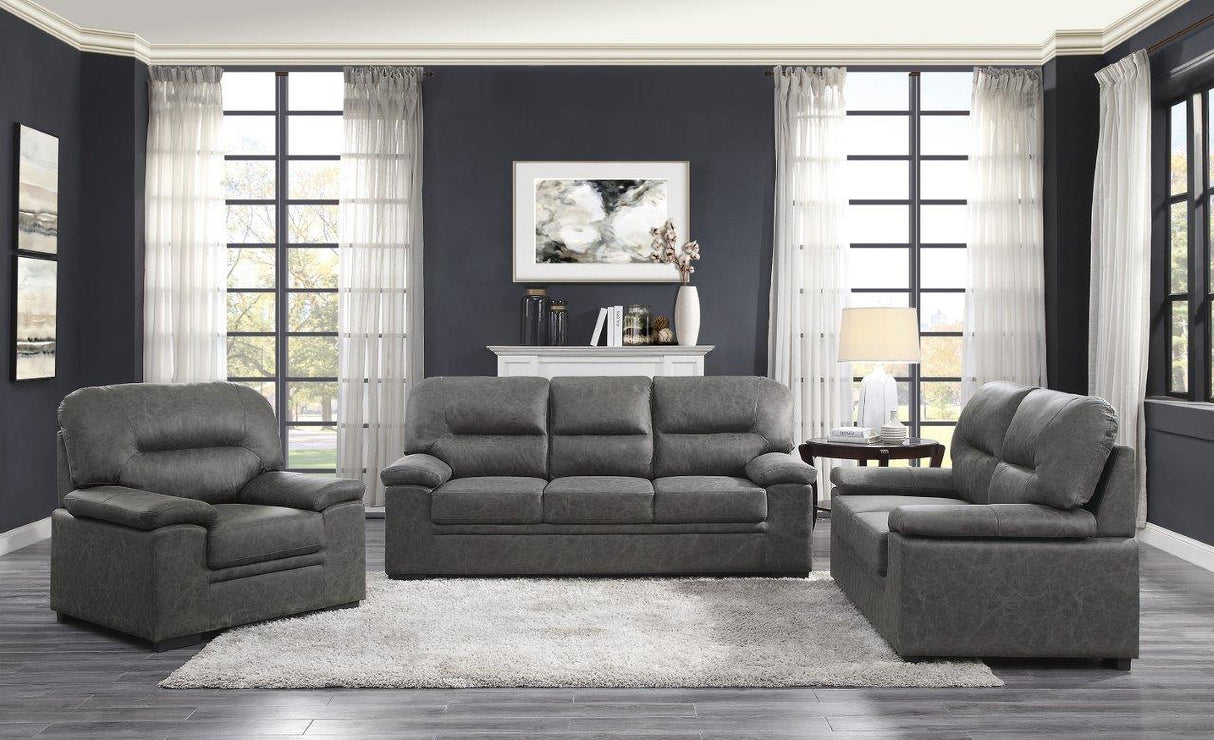 Michigan Dark Gray Living Room Set