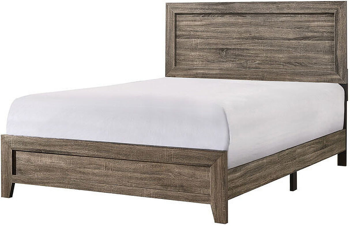 Millie Panel Bedroom Set (Grey)