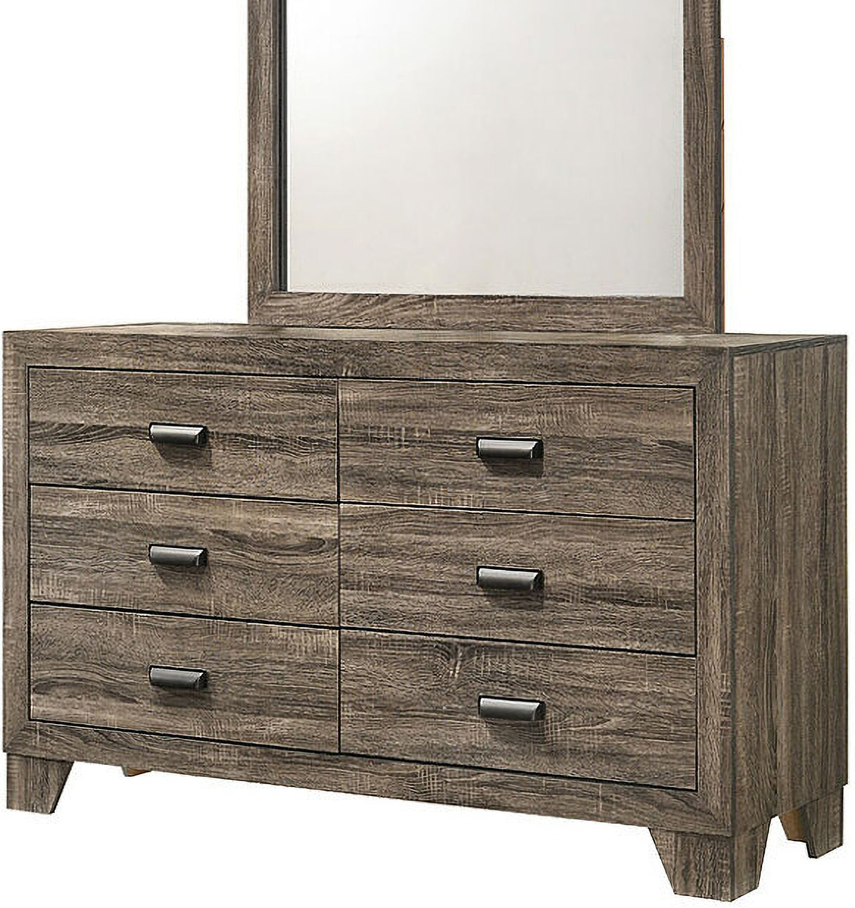 Millie Panel Bedroom Set (Grey)