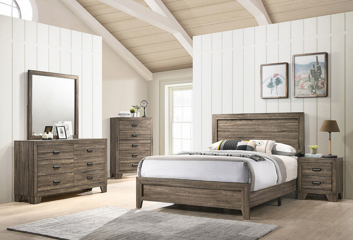 Millie Youth Panel Bedroom Set (Grey)