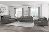 Mischa Dark Gray Living Room Set