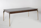 Montego Dining Table (Montego Walnut/Car.Marb)3 Pieces