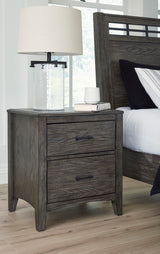 Montillan Panel Bedroom Set In Grayish Brown