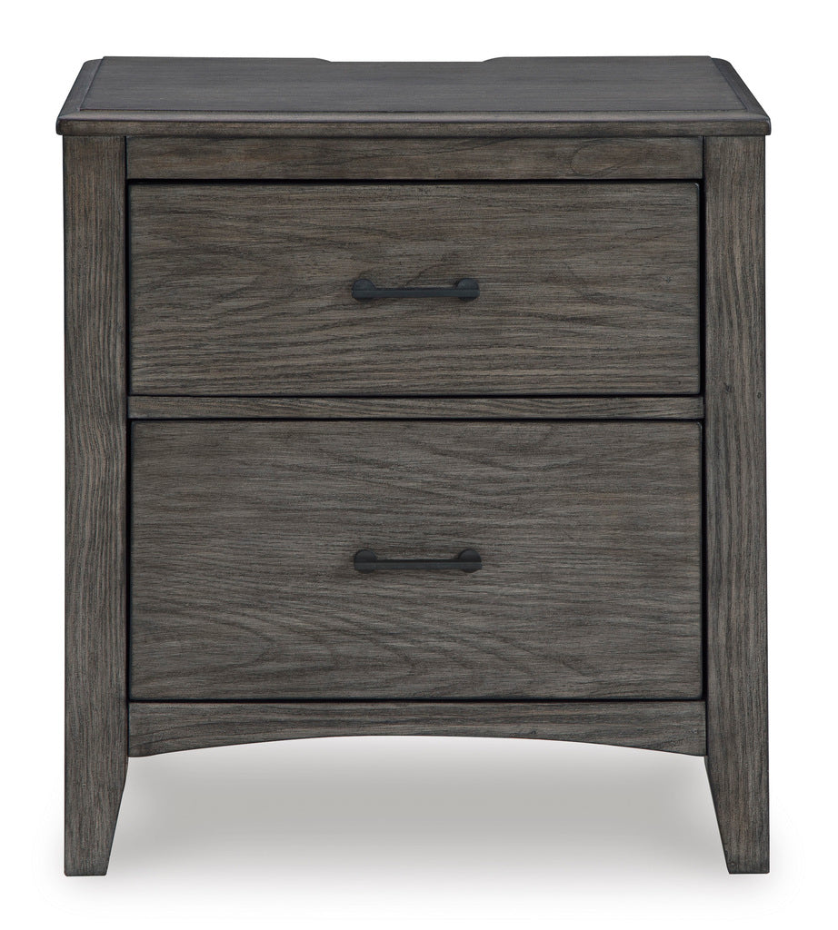 Montillan Panel Bedroom Set In Grayish Brown